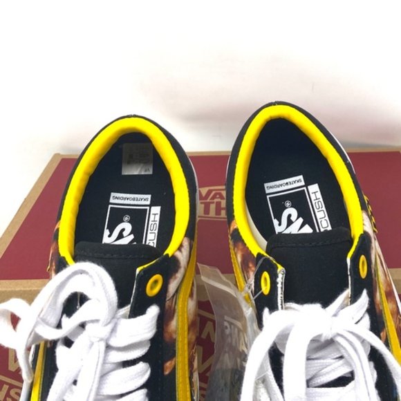 VANS Skate Old Skool Bruce Lee Shoes Low Black Women's Suede Canvas VN0A5FCBY23 - Picture 6 of 10